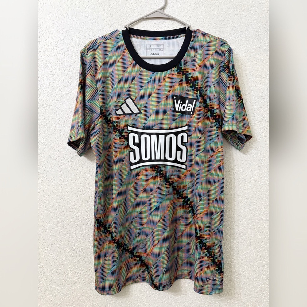 Adidas Hispanic Celebration Somos Vida Pre-Match Jersey Kit - L